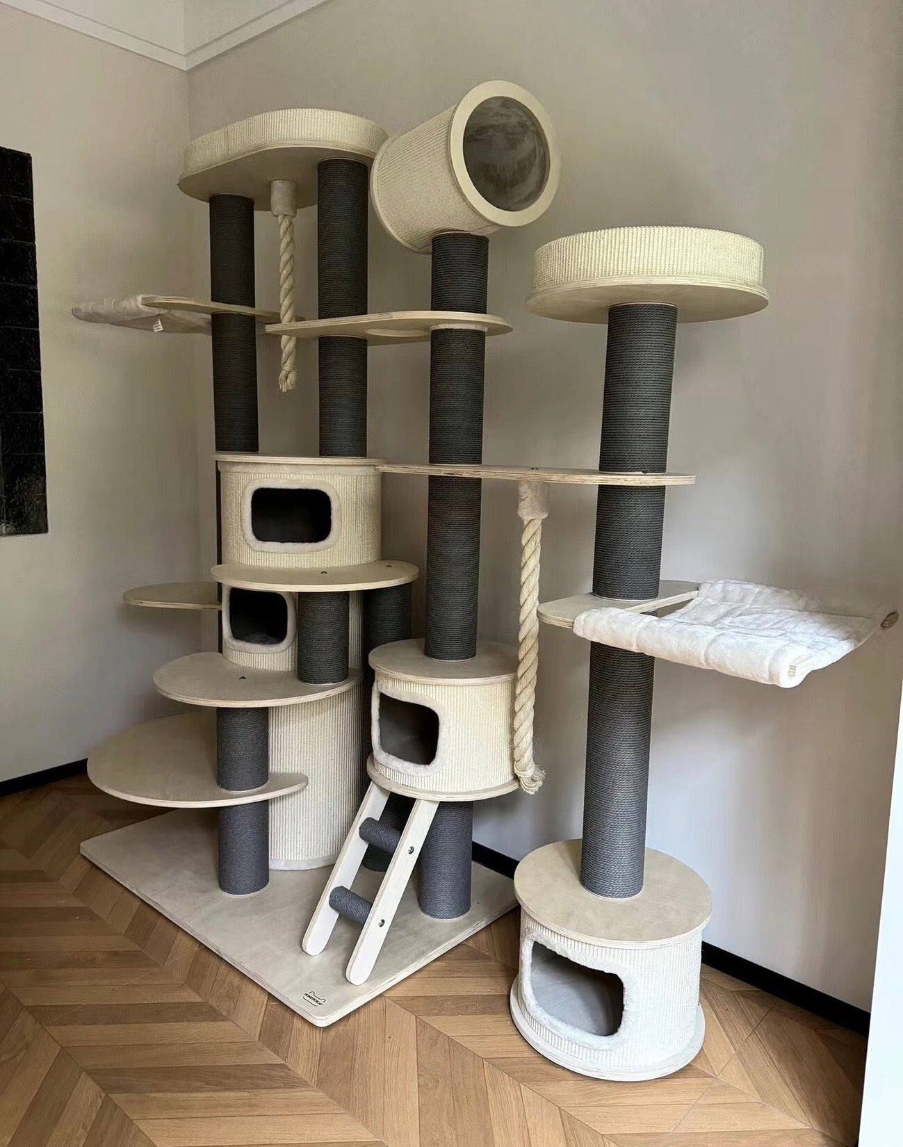 Honeypot Cat Multi-Layer Cat Villa for Large Cats