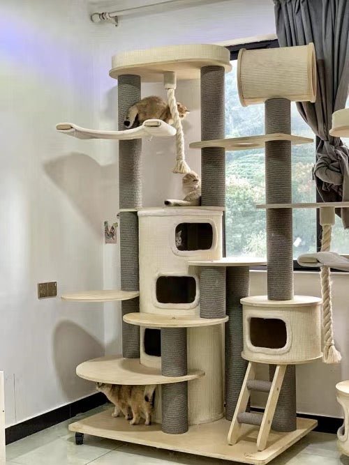 Honeypot Cat Multi-Layer Cat Villa for Large Cats