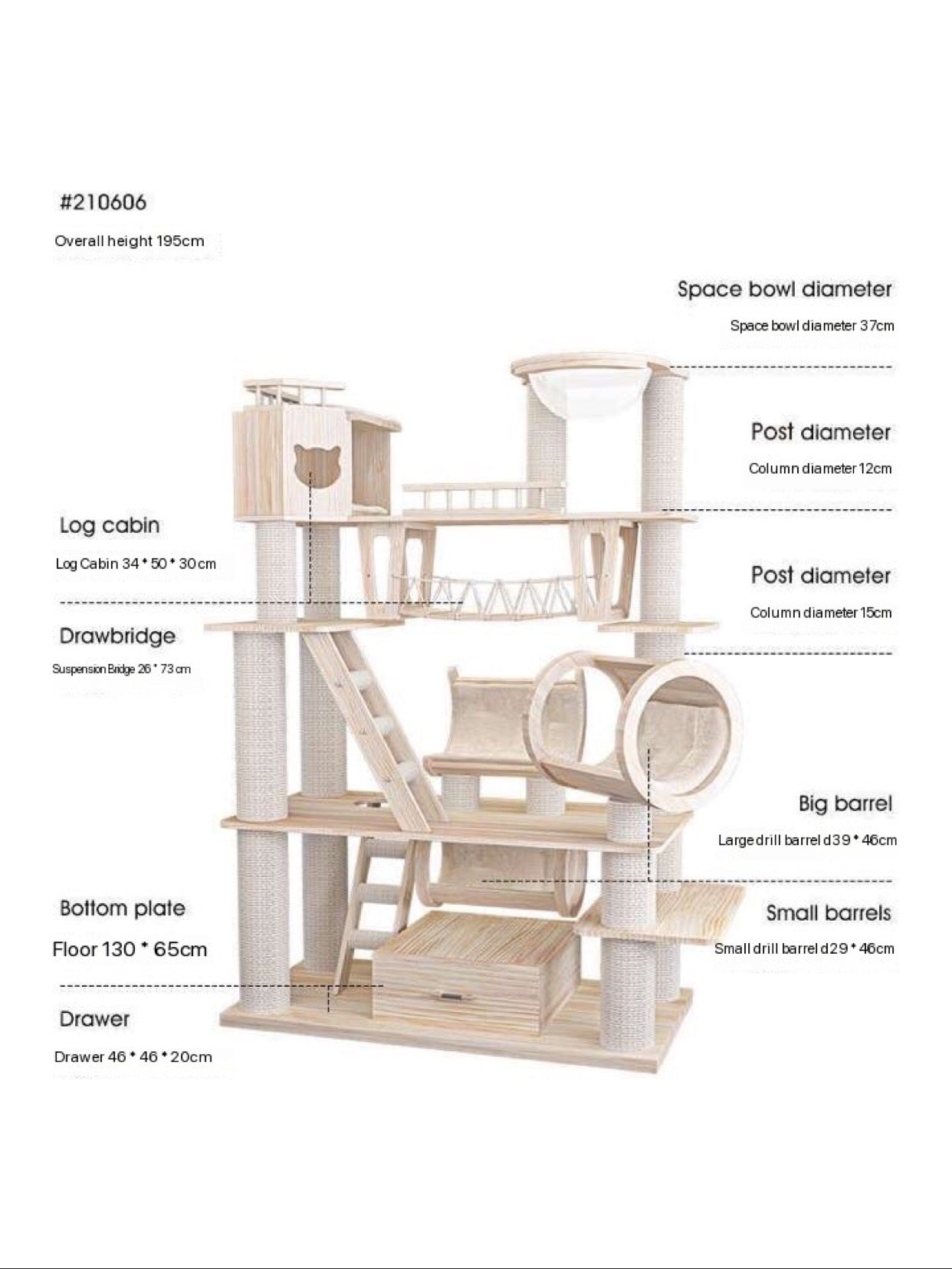 Honeypot Cat Playground Cat Tree