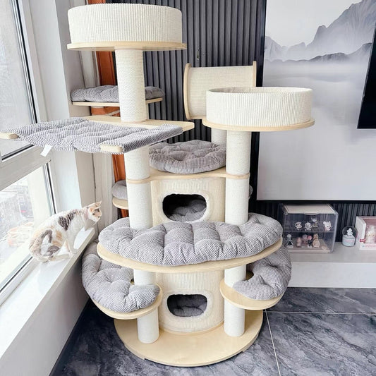 Honeypot Cat Climbing Villa for Multi-Cats Household