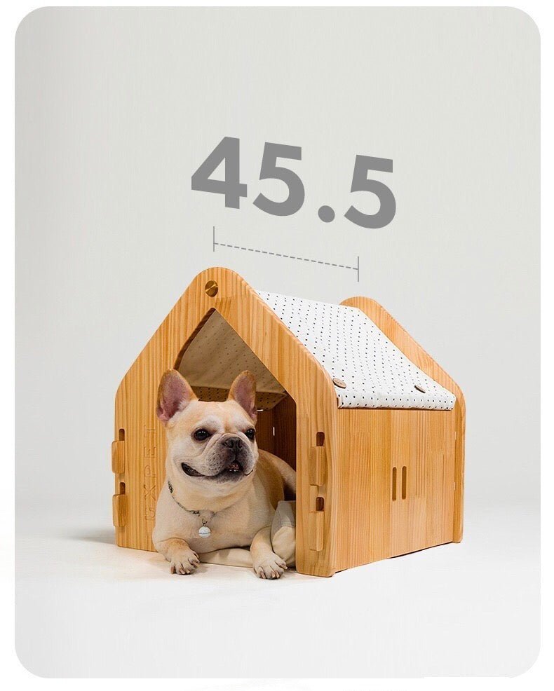 UXPET Canvas Pet Nest Pine Wood