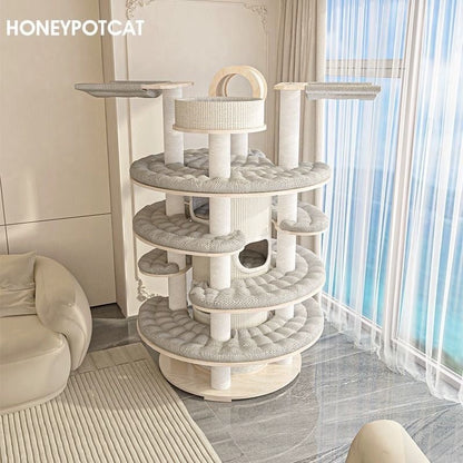 Honeypot Cat Climbing Villa for Multi-Cats Household