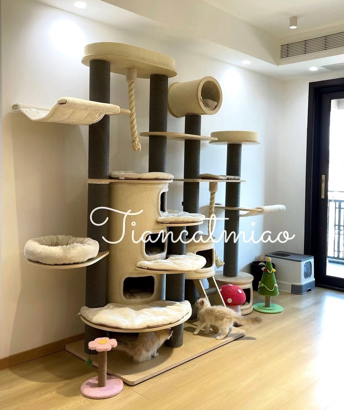 Honeypot Cat Multi-Layer Cat Villa for Large Cats